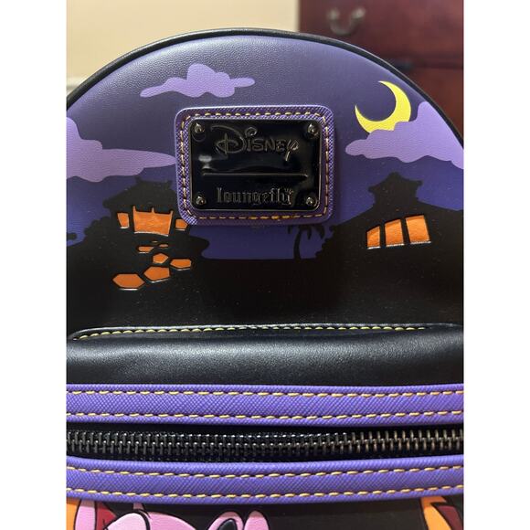 Loungefly Disney Vampire Angel & Stitch The Series Mini Backpack Purple - Picture 2 of 16